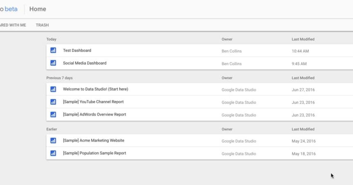 Hướng dẫn cho bạn một số điều căn bản về Google Data Studio